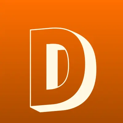 DNS, сеть супермаркетов цифровой техники и бытовой электроники, лого-визитка